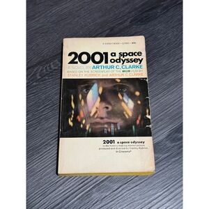 2001 A Space Odyssey Arthur C Clarke Signet Vintage Paperback 1968